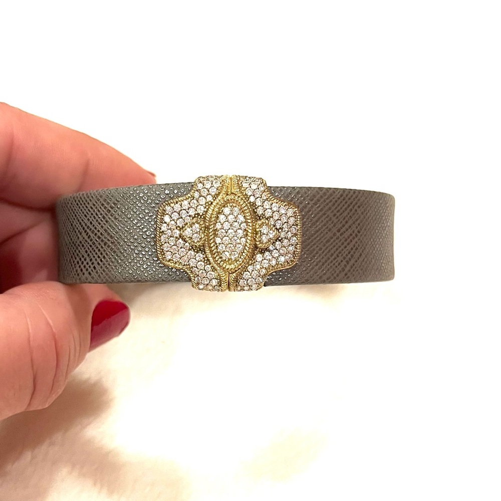 Judith Ripka Leather Bracelet